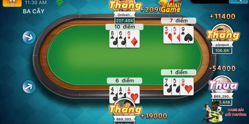 Thông tin về dòng game bài đếm nút hấp dẫn